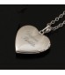 Kişiye Özel İçine Resim Konulabilen 925 Ayar Gümüş Kaplama Kalp Kolye