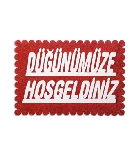 Düğünümüze Hoşgeldiniz afiş