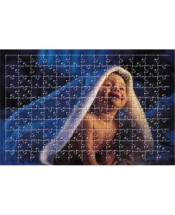 Resim Basılabilir 187 Parça Çerçeveli Büyük Boy Ahşap Dikdörtgen Puzzle