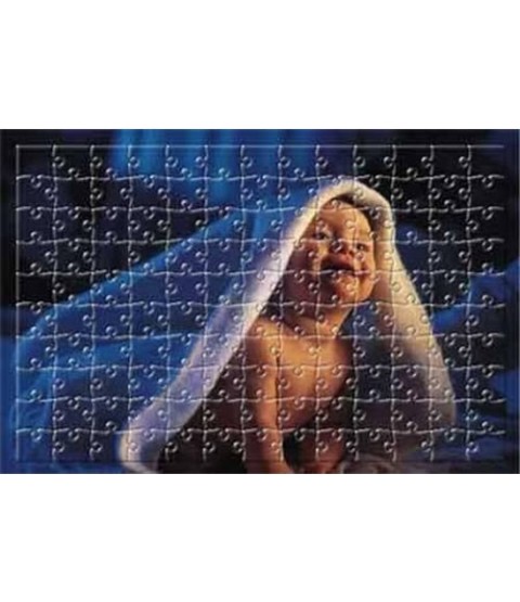 Resim Basılabilir 187 Parça Çerçeveli Büyük Boy Ahşap Dikdörtgen Puzzle